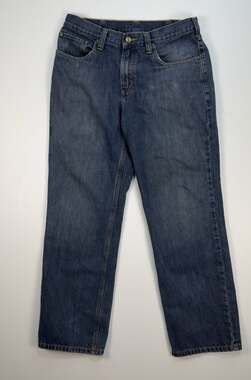 Carhartt Men's Relaxed Fit Straight Leg Blue Jeans 32x30
